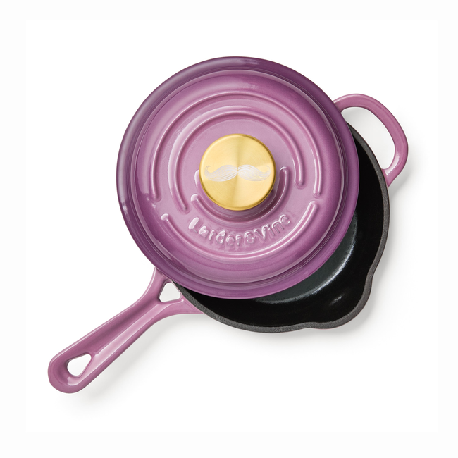 Chef Joe Sasto's Exclusive Enameled Cast Iron Skillet | 0.44QT/0.42L-gallery-54348316475764