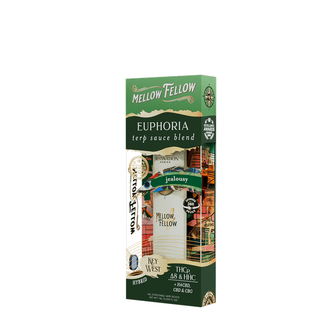Euphoria Blend - Terp Sauce 1ml Disposable Spinner Vape - Jealousy (Hybrid)-gallery-37327599927502