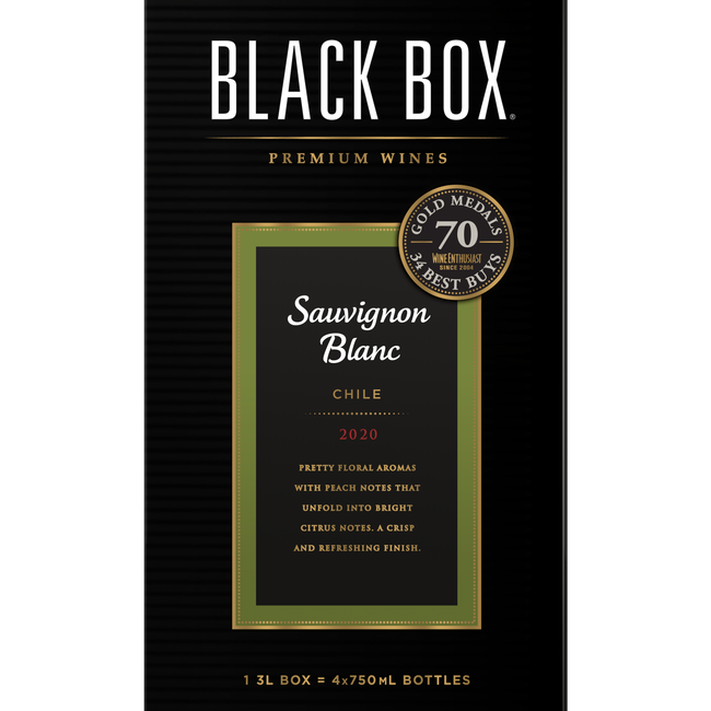 The name of the product on the page is "Black Box Sauvignon Blanc".-gallery-0