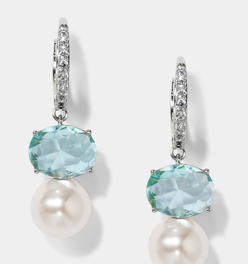 NATURAL BEAUTY AQUA DROP EARRING
