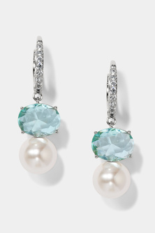 NATURAL BEAUTY AQUA DROP EARRING