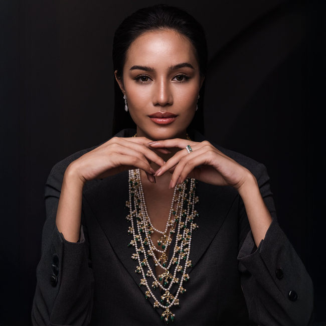 Verdant Panchjanya Necklace-gallery-35884304826425