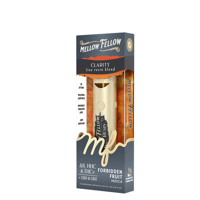 Clarity Blend 2ml Live Resin Disposable Vape - Forbidden Fruit (Indica)-gallery-37327754494158