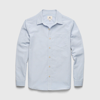 Brian Seersucker Shirt - Blue