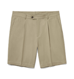 Pleated Short - Taupe
