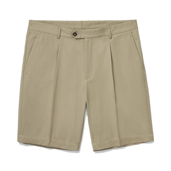 Pleated Short - Taupe-gallery-0