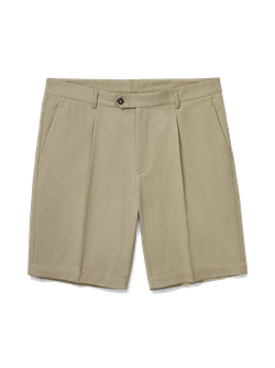 Pleated Short - Taupe