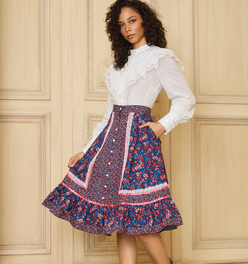 GUNNE SAX for ModCloth's Isabella Midi Skirt