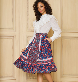 GUNNE SAX for ModCloth's Isabella Midi Skirt
