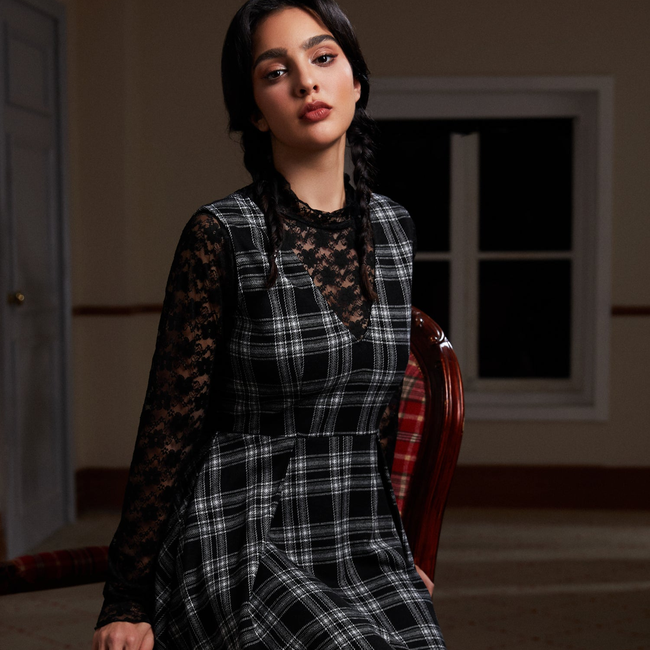Cute as a Nutmeg Fit & Flare Dress-gallery-37155266822315