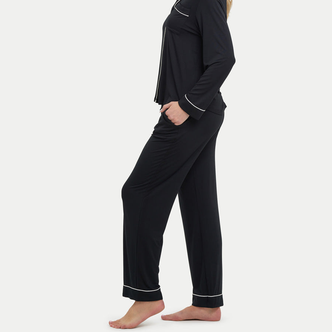 Long Sleeve Bamboo Pajama Set-gallery-41445316034800