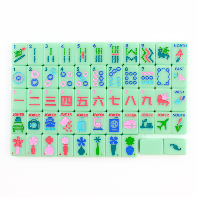 MINI TRAVEL MAHJONG | Mini Anywhere Series | Green-gallery-50432759071031