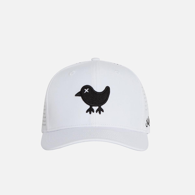 Birdie Snapback - White-gallery-45672940798145
