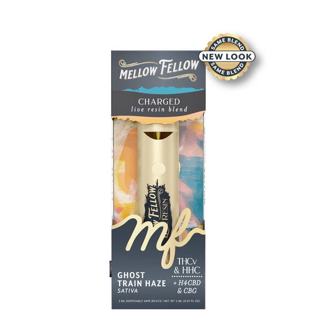 Charged Blend 2ml Live Resin Disposable Vape - Ghost Train Haze (Sativa)-gallery-36989952917710