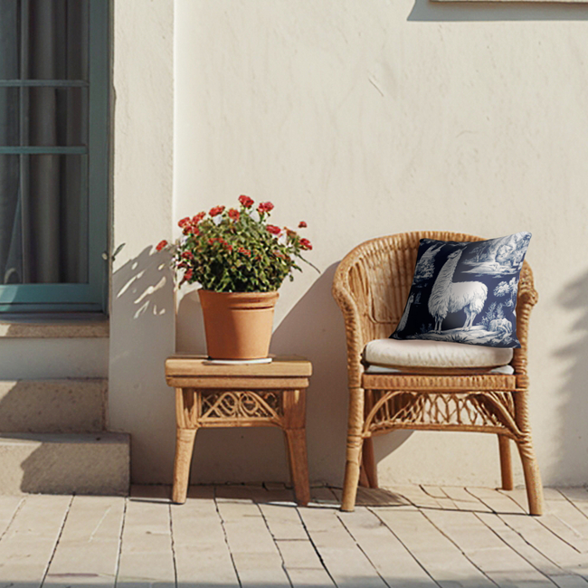 Toile de Llamour – Luxury Outdoor Pillow by SmithHönig-gallery-33172846739569