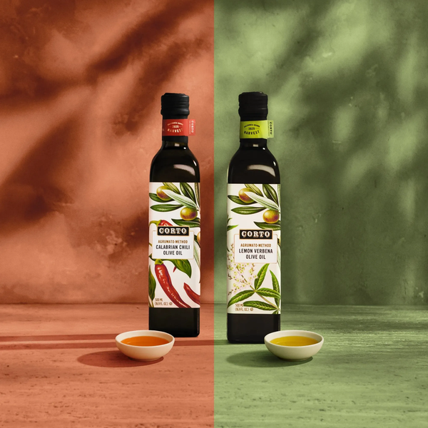Corto Launches Limited-Edition Agrumato-Method Olive Oil Gift Set: Calabrian Chili for Savory & Lemon Verbena for Sweet