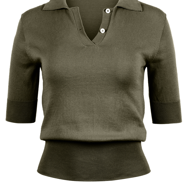 annika polo top - coffee.jpg