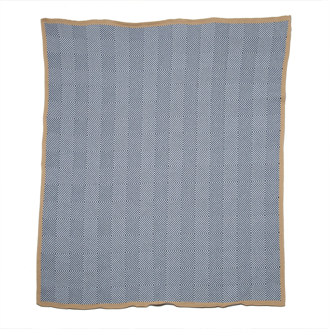 Sale Poly Woven Square Throw Blanket-gallery-46682936181027