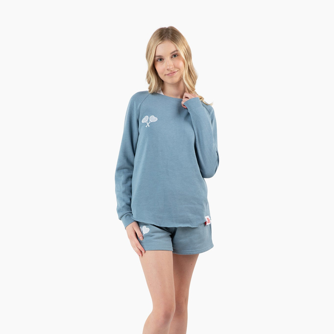 Love All Tennis Womens Courtney Lightweight Wash Sweatshirt-gallery-40827210465361
