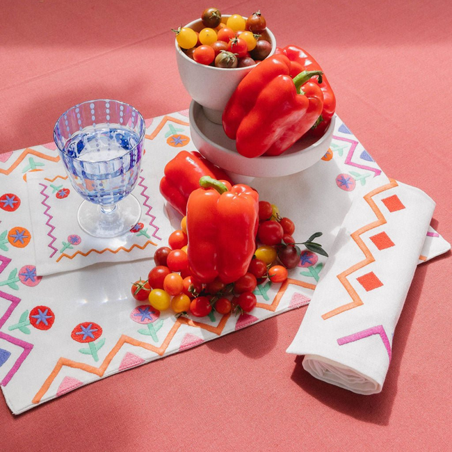 Tropical ZigZag Napkin (Set of 4)-gallery-47794746392857