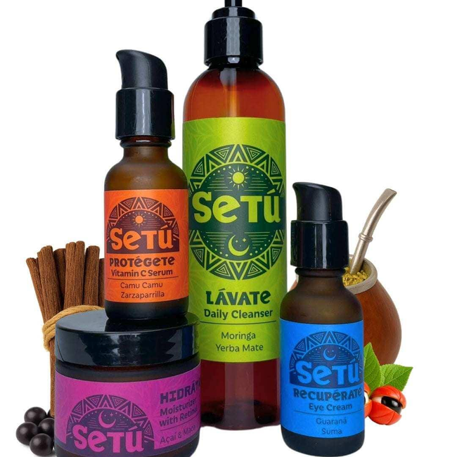 Setú® Complete Set with Cleanser, Vitamin C, Moisturizer, and Eye Cream-gallery-63270807011615