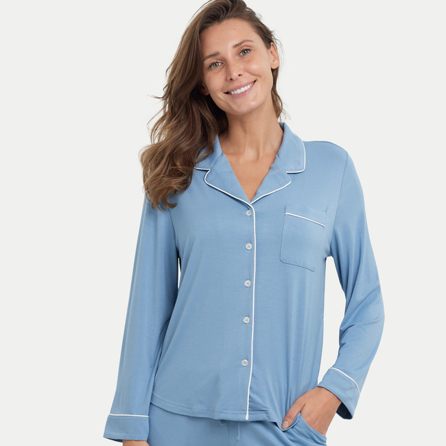 Long Sleeve Bamboo Pajama Set-gallery-41445342347504