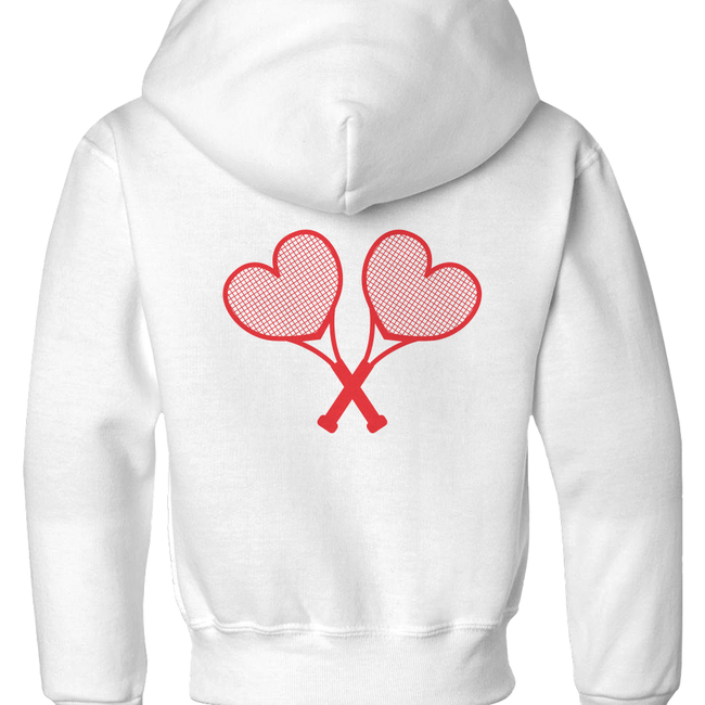 Love All Tennis Kids Hooded Sweatshirt-gallery-34109073817681