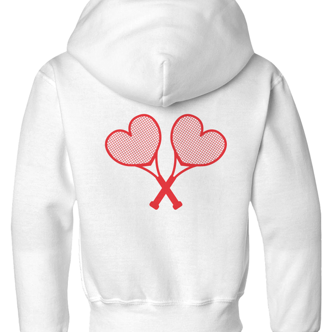 Love All Tennis Kids Hooded Sweatshirt-gallery-34109073817681