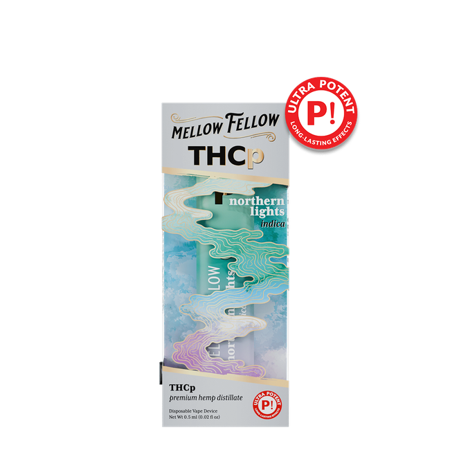 THCp 0.5g Disposable Vape - Northern Lights (Indica)-gallery-37141675802830