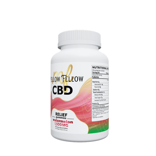 Relief CBD Gummies - 1500mg - Watermelon-gallery-37564388704462
