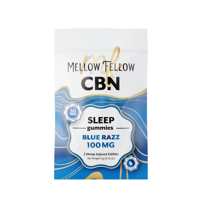 Sleep CBN Gummies 100mg - Blue Razz-gallery-39102677942478