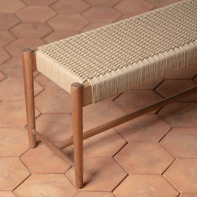 Ingrid Woven Bench-gallery-30136624906301