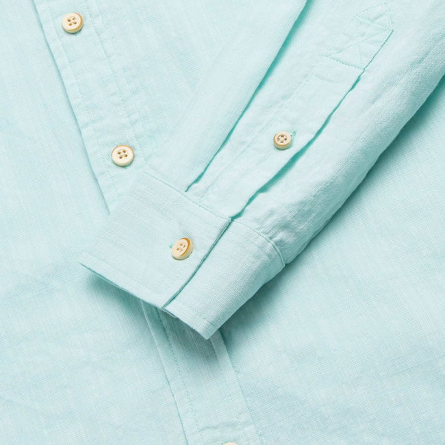 Brian Slub Shirt - Aqua Green-gallery-42413895549186