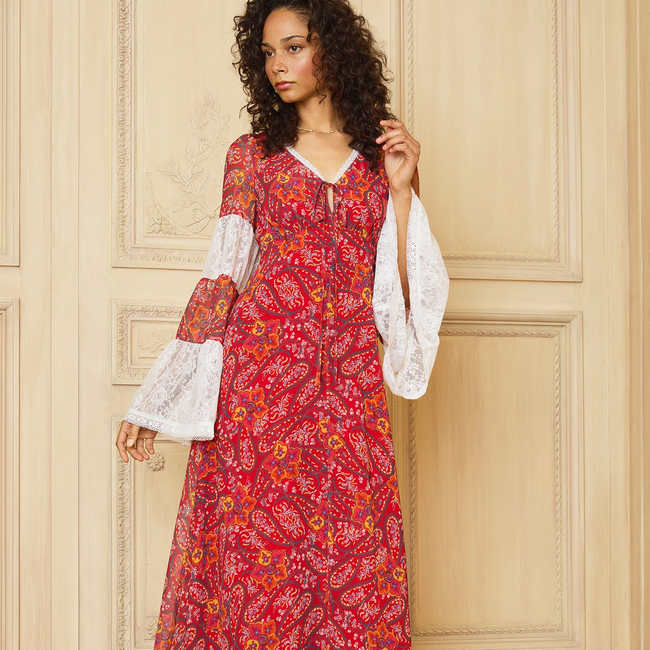 GUNNE SAX by ModCloth Josephina Bell Sleeve Dress - Limited Edition-gallery-39186148032683