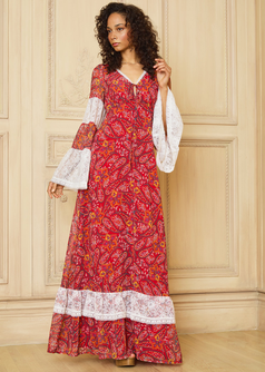 GUNNE SAX by ModCloth Josephina Bell Sleeve Dress - Limited Edition