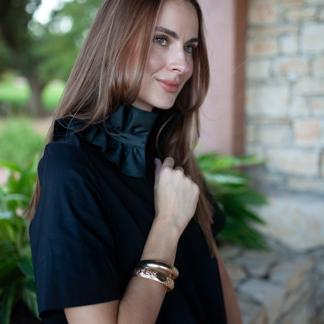 Weekender Ruffle Caftan - Midnight-gallery-50934551150880