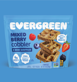 Mixed Berry Cobbler Mini Waffles