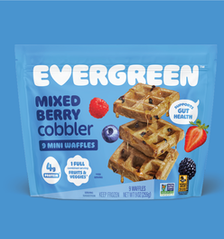 Mixed Berry Cobbler Mini Waffles