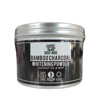 BOONBOO Whitening Powder, Bamboo Charcoal, Aluminum Can, 2oz