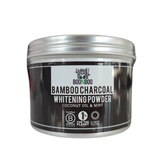 BOONBOO Whitening Powder, Bamboo Charcoal, Aluminum Can, 2oz