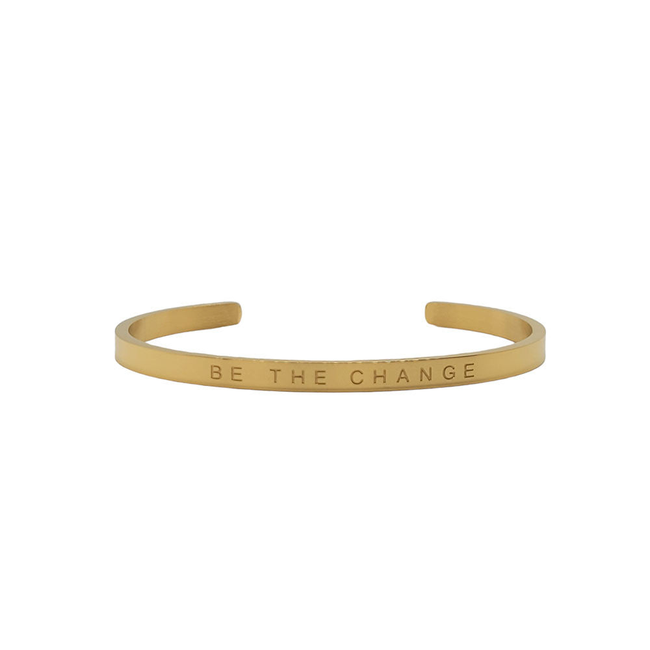 "BE THE CHANGE" Cuff-gallery-42472512028922