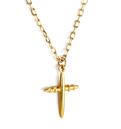 Cherished Cross Gold Necklace