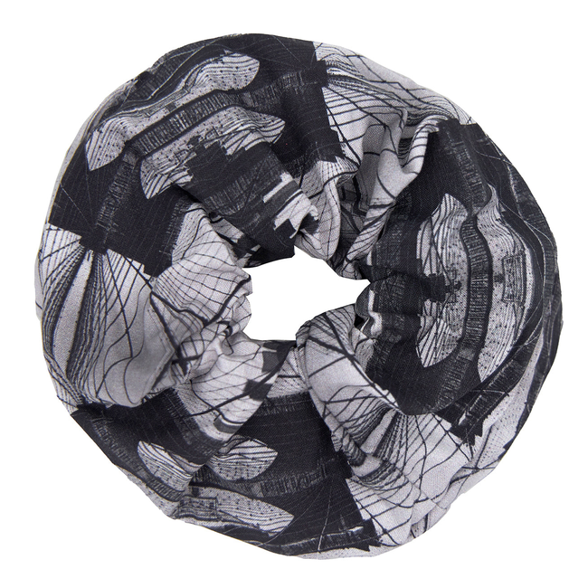 Babs Eco-chic scrunchies - Brooklyn Bridge Print, Various Sizes-gallery-49707709268264