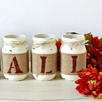 Farmhouse Fall Home Decor | Rustic Table Centerpieces - Two Sided-gallery-26241643347