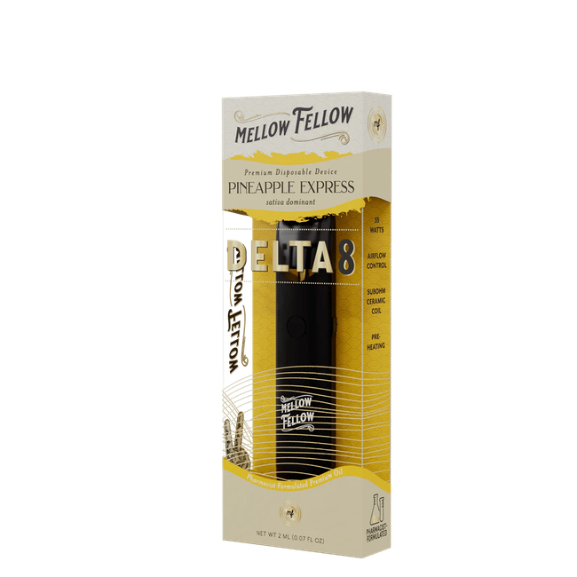 Delta 8 Premium 2ML Disposable Vape - Pineapple Express (Sativa Dominant)-gallery-37327680307406