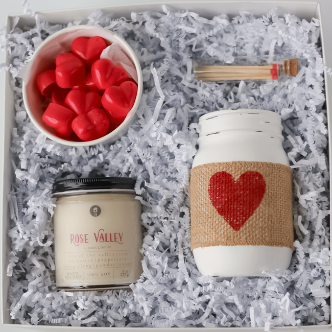 Romantic Rose Valley Candle and Wax Melts Set-gallery-30903444242502