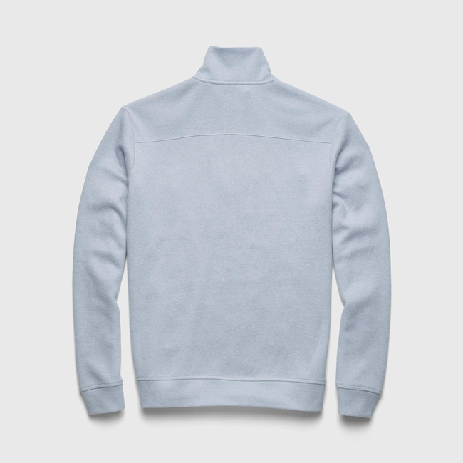 Bobby Cashmist Fleece Quarter Zip - Light Blue Heather-gallery-45068157518082