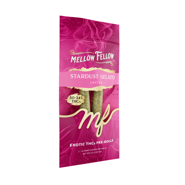 THCa Prerolls - 2 pc 2g Private Reserve Exotic - Stardust Gelato (Sativa)-gallery-38508447039694