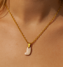 Bubble Initial necklace
