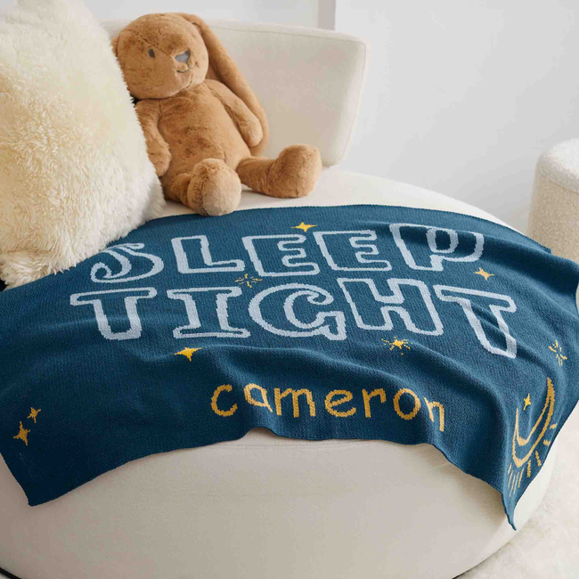 Baby Sleep Tight Personalized Blanket-gallery-47084073582883